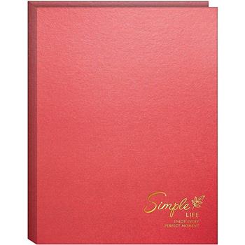 A4精裝資料簿30入-紅葉