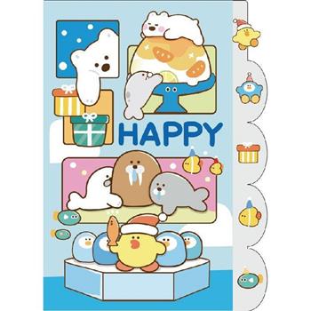 優遊趣5層L型書夾-朋友