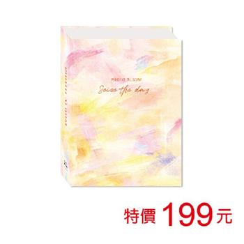 (特價)20K雙格相本4*6/200枚-黃粉疊彩