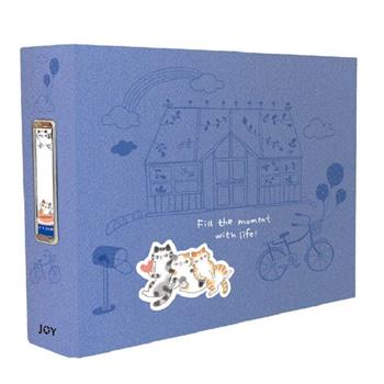 O Cat 活頁自黏相本組 藍