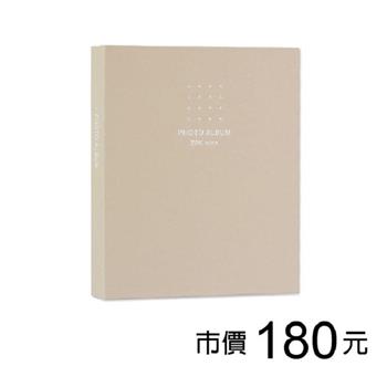 20K雙格相本黑4*6/80枚-奶茶