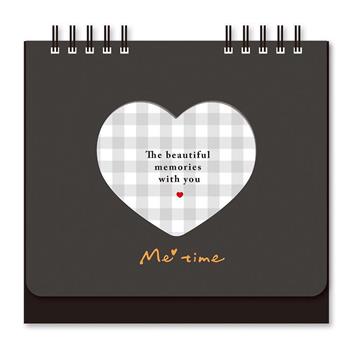Me time 桌上雙格小卡冊 黑