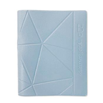 Be myself 兩格名片本 灰藍