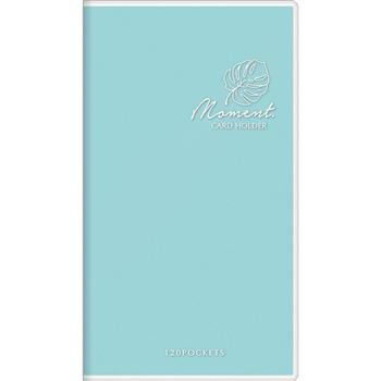 極簡PVC名片冊120入-藍葉