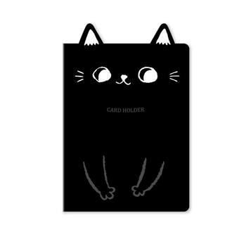 O Cat 貓耳隨身名片本 黑
