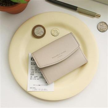ICONIC 日常皮夾 Journey half wallet 01 Milk beige