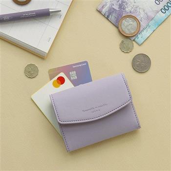 ICONIC 日常皮夾 Journey half wallet 03 Lavender