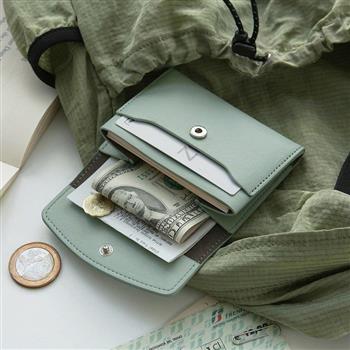 ICONIC 日常皮夾 Journey half wallet 05 Vintage mint