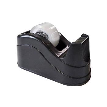 (特價)簡單生活-亮彩曲線膠帶台(黑)