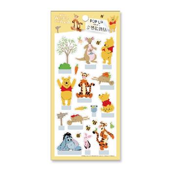 迪士尼系列立體裝飾貼-維尼