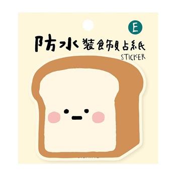 小呸角-小呸角防水裝飾貼紙(吐司君)