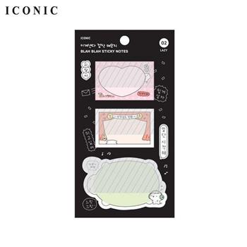 ICONIC 留言便利貼 Blah blah sticky notes 02 Lazy