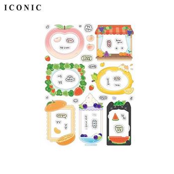 ICONIC 裝飾框便利貼 Blah blah frame sticker 05 Fruit