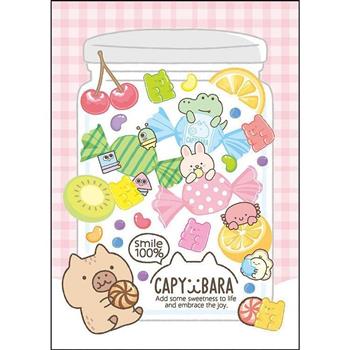 水豚25K貼紙收集冊-糖果