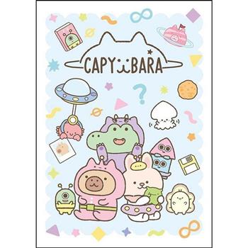 水豚25K貼紙收集冊-太空