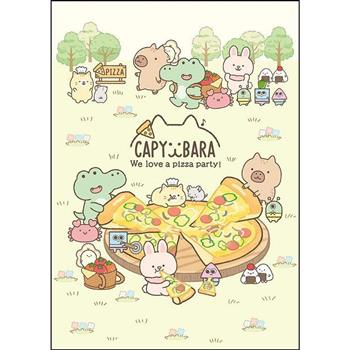 水豚25K貼紙收集冊-披薩