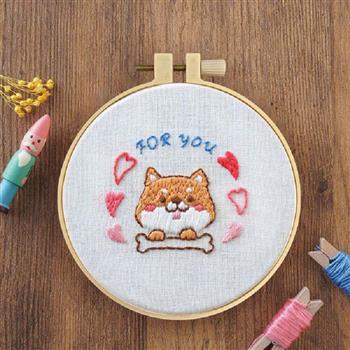 可愛動物刺繡－NO.2柴柴愛你(暢銷新裝版)