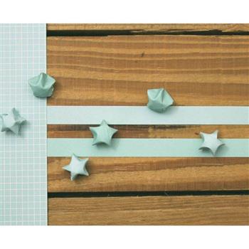 折星星紙條(粉藍)