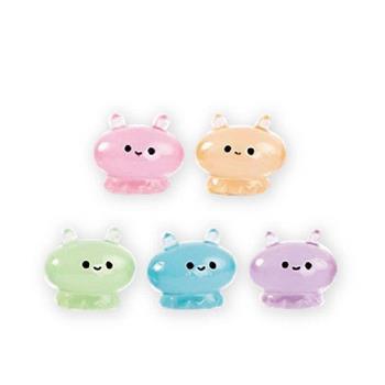 (特價)簡單生活-迷你夜光擺飾(水母小兔5入)