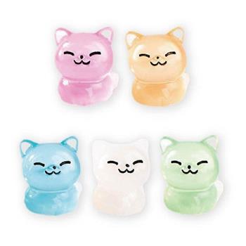 (特價)簡單生活-迷你夜光擺飾(貓咪團子5入)