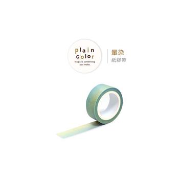 紙膠帶 暈染 漾藍