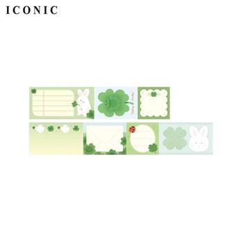 ICONIC 便籤紙膠帶 Sugar sticky memo roll 02 Clover