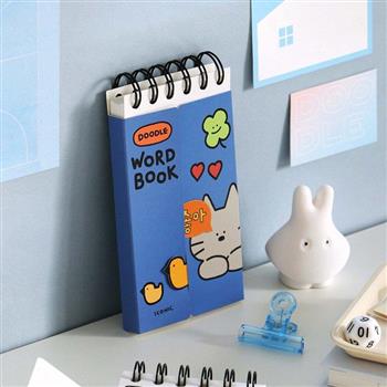ICONIC 塗鴉單字本 Doodle word book 03 Blue