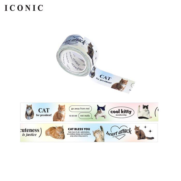 ICONIC 紙膠帶 Collect masking tape 20mm 005 Cat