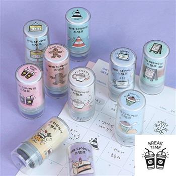 ICONIC 咖啡館印章 Café diary stamp 24 BREAK TIME