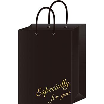 手提袋直式加大-黑字