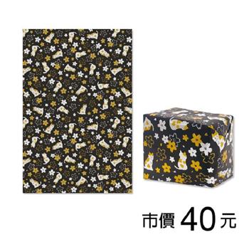 特長鋁箔包裝紙70*100cm-黑