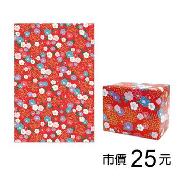 2K喜慶包裝紙-花散香