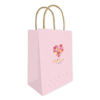 Me time 中紙袋 粉