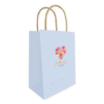 Me time 中紙袋 藍