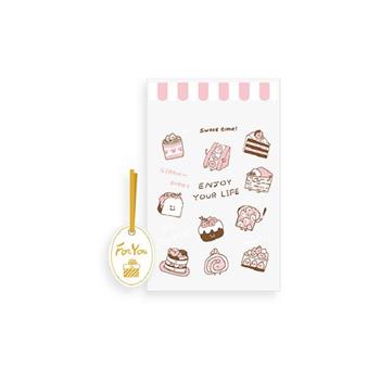 花哩哩扣扣平口禮物袋-小