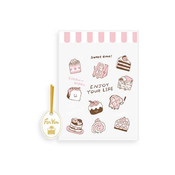 花哩哩扣扣平口禮物袋-中