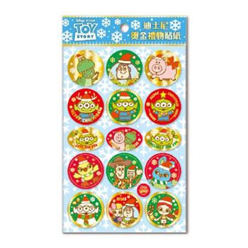 迪士尼燙金禮物貼-玩具