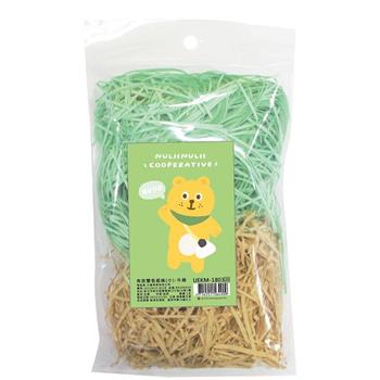 有吉雙色紙絲(小)-牛綠