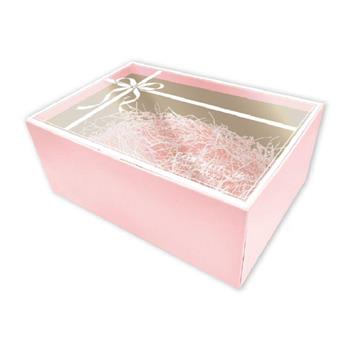 簡約櫥窗 禮物盒 大 粉