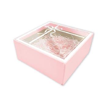 簡約櫥窗 禮物盒 小 粉