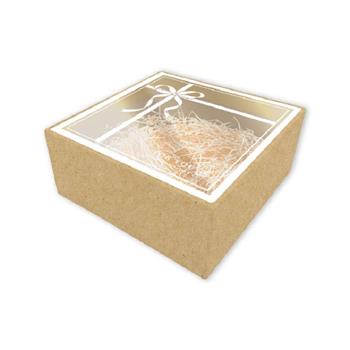 簡約櫥窗 禮物盒 小 牛皮