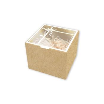 簡約櫥窗 禮物盒 迷你 牛皮