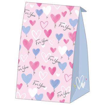 牛皮立體袋(小)-愛心氣球