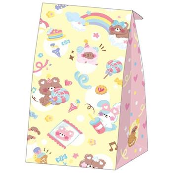 牛皮立體袋(小)-FUWA黃