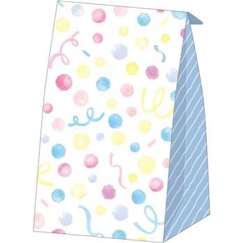 牛皮立體袋(大)-彩點