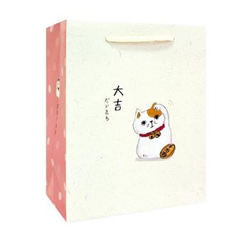 日系禮物袋 招財貓 L