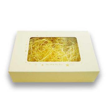 方型開窗禮物盒(大-黃)