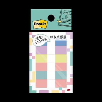 3M 六色利貼抽取式標籤