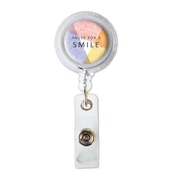 水彩風 棉繩證件夾 撞色