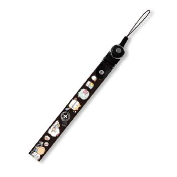 胖胖星球 萬用證件背帶 短版 黑